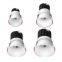 Commercial recessed downlight 5w-20w SMD RGB anti-glare spotlight