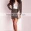 2015 Women Winter Long Sleeve Faux Suede Blazer