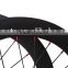 2015 new products 451mm aerospoke wheelset cheap folding bicycle clincher rim 50mm carbon bike wheels 3k matte finish mini bmx