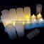cafe decor yellow flame led tealight candle