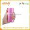 Good quality slim handy bright color metal power bank portable mobile charger