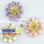 Assorted colors fresh style metal flower,craft metalware flower pieces,shoes decorative metal flowers