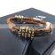 2016 925 Sterling Silver Design Genuine Stingray Leather Silver Bracelet 925 Bracelet for Men/Watch Fans