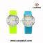 Silicone band sport quartz watch for children