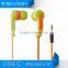 print logo Domed logo earphone with OEM brand for promotion