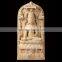 Antique Carved Yellow Sandstone Buddha Statues