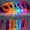 nylon glowing led collar light up led dog collar lighting