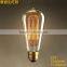 Antique tungsten filament Edison light Clear Bulb 220V ST64
