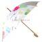 Advertising Sun Protection Wooden Straight Umbrella Parts Handle