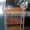 orange color Shampoo display shelf