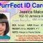 School PVC card photo overlay for student