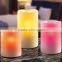 Fashion multi colour remote control flameless led candle