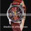 2016 fashion digital gold plated watch stainless steel wrist watch in the marke for men and women