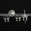 Wholesale  Stainless Steel Mens Studs Skull Earrings