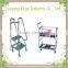 top sale cheap steel book carrier steel book trolley acrylic book cart with wheel
