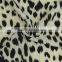light yellow coffee Leopard pattern polyester milk fiber Spandex print fabrics