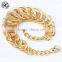 Women new fashion style gold rose gold Chain Stainless Steel statement Necklace