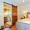 American Style DIY Modern House Solid Wood Interior Sliding Barn Door