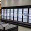 supermarket glass door refrigerator showcase display