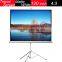 Floor Stand Tripod Portable White Screen for Projector