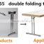 l shaped desk folding table legs adjustable