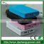 Hotly selling dual usb wallet power bank 12000mah for iphone Samsung