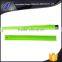 reflective pvc snap bracelet wrist tape for safety