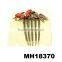 wholesale antique crystal flower metal spike hair combs