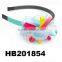 beautiful colorful ribbon flower girls hair accessories for little girls