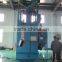 Casting double hook type shotblasting machine/shot peening equipment for bicycle frame rust removal