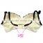 Women Soft Padded Wire-free Cotton Bra with Beautiful Embroidery Sleep Bra