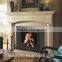 YN-020 indoor antique metal wood burning fireplace