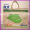 Wholesale cheap printed laminated natural jute shopping bag,tote jute bag