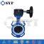 Butterfly valve with gear box