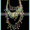 2015 Fashion multi color necklace with beads