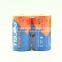 LR20/D AM-1 1.5V Alkline dry Battery, pvc/ Alu jacket non-rechargeable