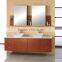 Wooden Floor Mounted Modern Bathroom Vanity with Legs