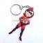 custom soft PVC metal keychain