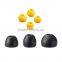 oem welcome comfortable soft silicone rubber earplug for headphone