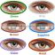 6 colors eyewear color contact lenses from korea
