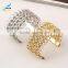 Cheap metal woven bracelet cuff bangle wholesale