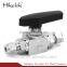 ss316 swaged 3 pcs ball valve