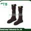 black cotton floor socks