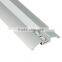 Factory direct selling low profile aluminium led profile for cabinet lighting