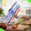 Colorful Eco-friendly Stainless Steel 5 Pcs Non-stick Coating Knife Set