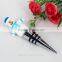 Snowman Murano Glass Wine Stopper for Christmas Gift and Decoration