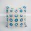High quality blue dot and striped creative pillow covers,Custom decorative home printed pillows