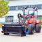 Tractors for municipal work, tractor loader with hedge trimmer for sale