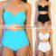 Women's Vintage High Waisted Bikini Set Neon Color Swimwear Swimsuit 6 - 16
