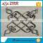 wrought iron flowers and leaves for gate, fence, railing
